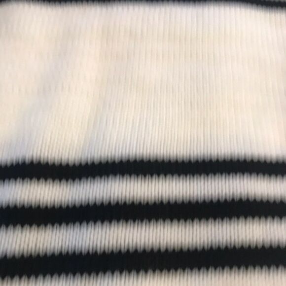 Blue B Sweater black stripe long sleeve crew neck knit size M/L  academia - Picture 6 of 8
